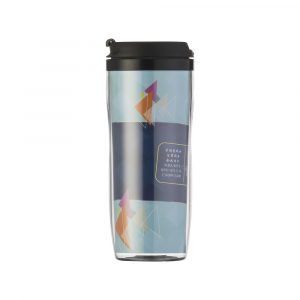 Caneca com tampa e porta foto 400ml YBX12777